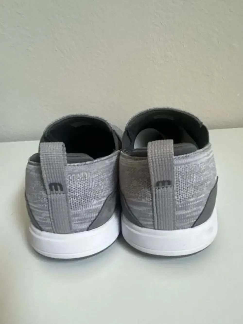 TravisMathew The Daily Knit Grey golf Slip-On Sneakers-10